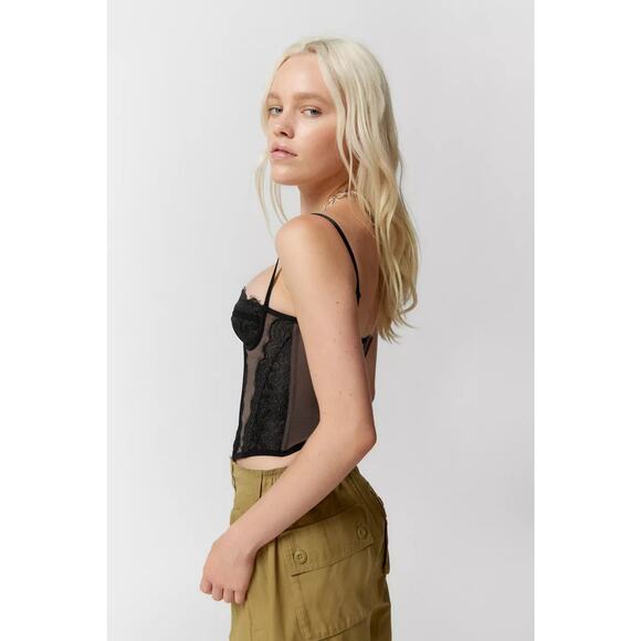 Urban Outfitters Out From Under Modern Love Corset Green - S - Picture 6 of 6